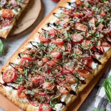 Bruschetta Flatbread Pizza