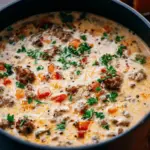 Creamy Parmesan Italian Sausage Soup