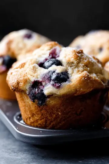Sparkling Jumbo Blueberry Muffins