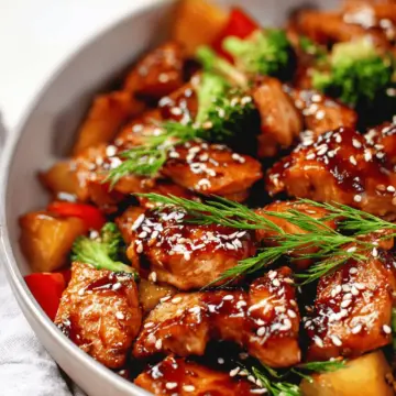 One Pan Pineapple Teriyaki Chicken
