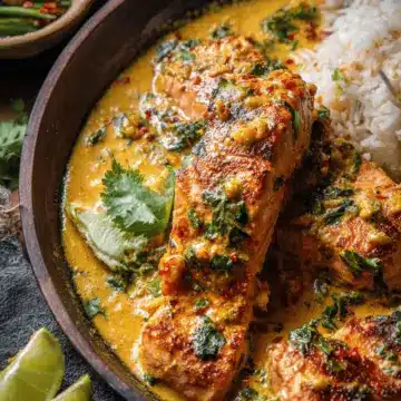 Baked Coconut Curry Salmon