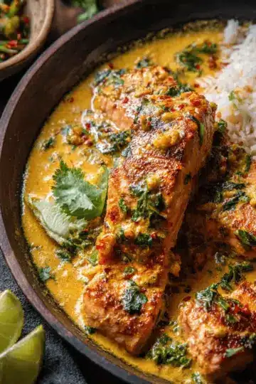 Baked Coconut Curry Salmon