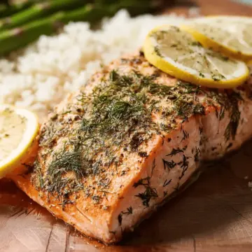 Salmon with Lemon and Dill