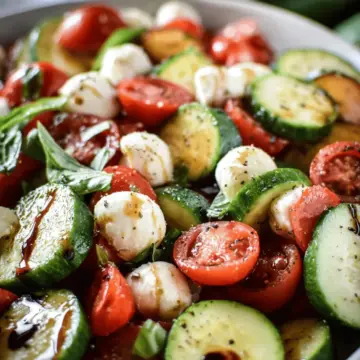 Cucumber Caprese Salad