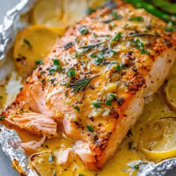 Sheet Pan Lemon Garlic Butter Salmon