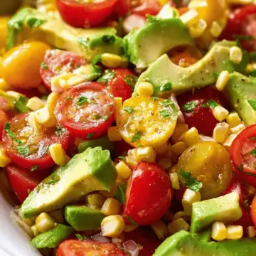 Corn, Avocado, and Tomato Salad