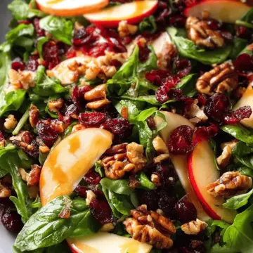 Apple Cranberry Walnut Salad