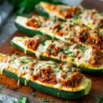 Stuffed Zucchini Boats