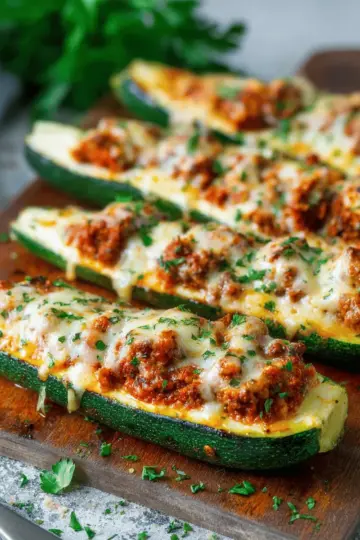 Stuffed Zucchini Boats