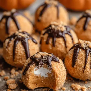 Pumpkin Cheesecake Truffles