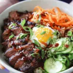 Korean BBQ Steak Rice Bowls