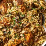 Chicken Marsala Orzo