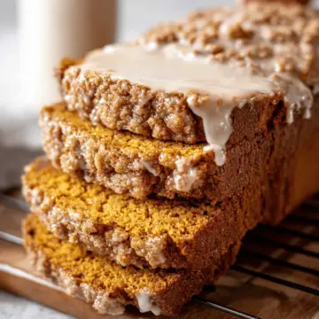 Pumpkin Bread with Maple Glaze