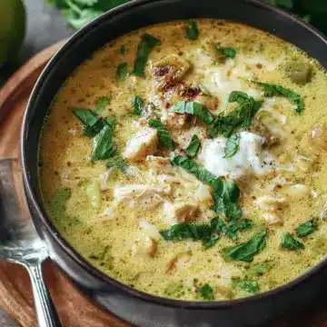 Creamy Green Enchiladas Chicken Soup
