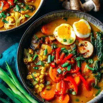 Vegetable Coconut Curry Soup
