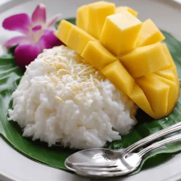 Authentique mango sticky rice