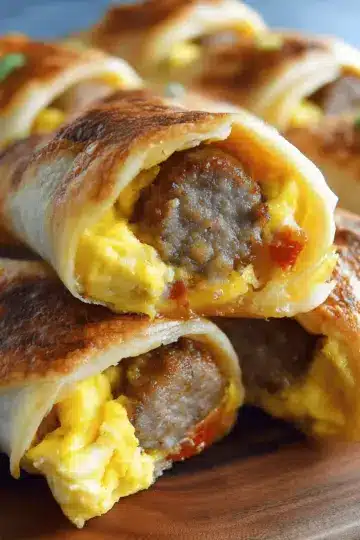 Sausage and Egg Roll Ups