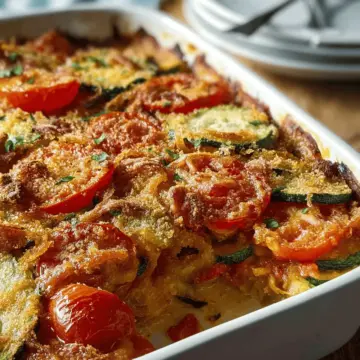 Tomato Zucchini Casserole