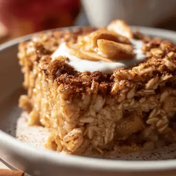 Apple Pie Baked Oatmeal