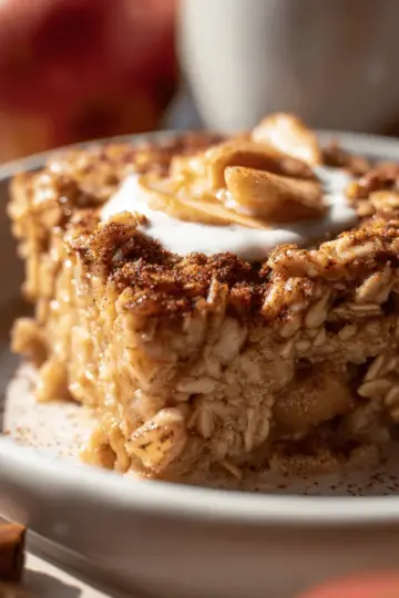 Apple Pie Baked Oatmeal
