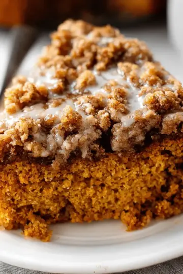 Pumpkin Coffee Cake with Crumb Topping