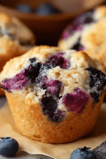 1 Bowl Vegan Blueberry Muffins