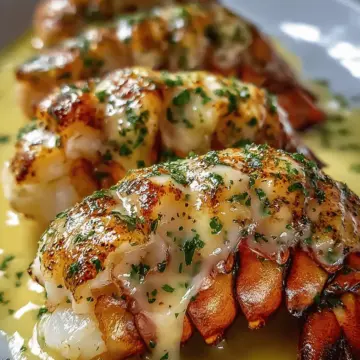 Creamy Garlic Butter Lobster Tails