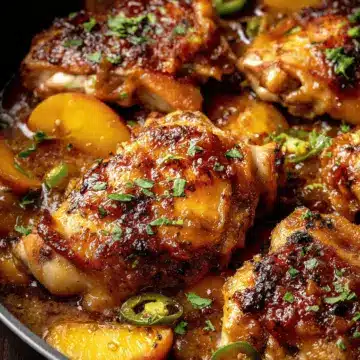 Jalapeno Peach Chicken