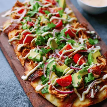 Chipotle Chicken Flatbread