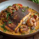 Cajun Salmon and Shrimp