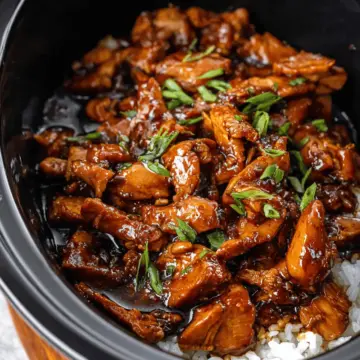 Crockpot Bourbon Chicken