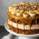 Banana Cake with Salted Caramel Frosting