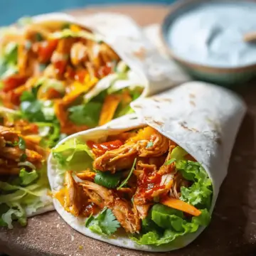 Sweet Chili Chicken Wraps