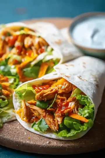 Sweet Chili Chicken Wraps