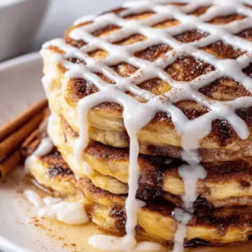Cinnamon Roll Pancake Recipe