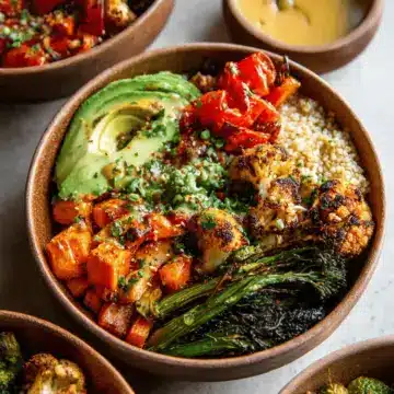 Roasted Veggie Glow Bowls