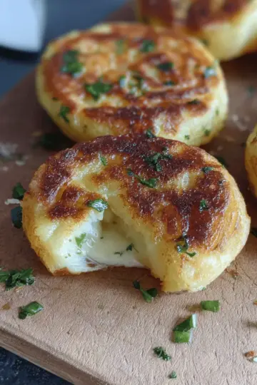 Cheese Stuffed Potato Cakes