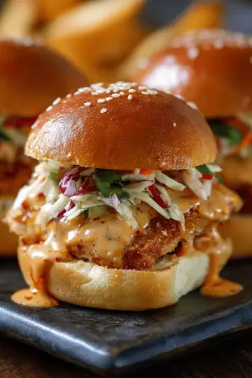 Bang Bang Chicken Sliders