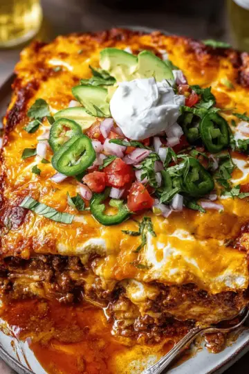 Beef Enchilada Casserole