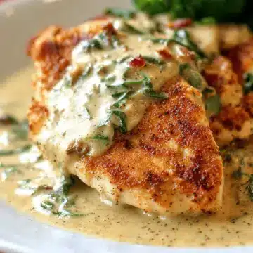 Chicken In Basil Cream Sauce