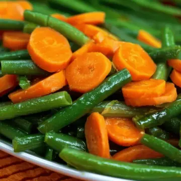 Glazed Green Beans and Carrots