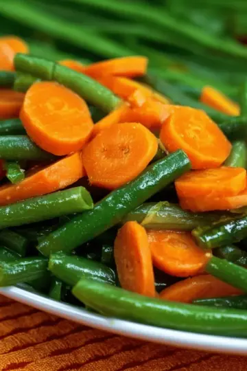 Glazed Green Beans and Carrots