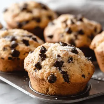 Bakery-Style Chocolate Chip Muffins