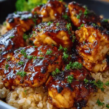 Honey BBQ Chicken & Rice