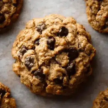 Big Fat Peanut Butter Oatmeal Chocolate Chip Cookies
