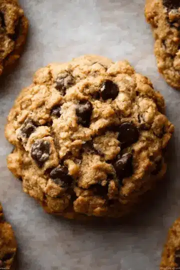 Big Fat Peanut Butter Oatmeal Chocolate Chip Cookies