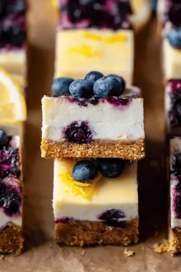 Lemon Blueberry Cheesecake Bars