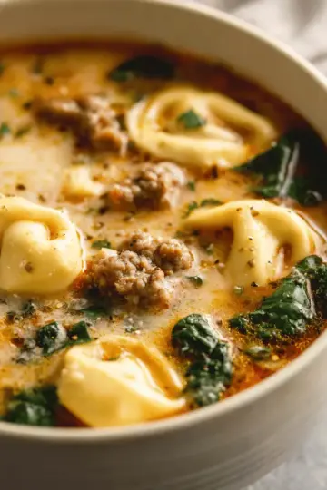 Sausage Tortellini Soup