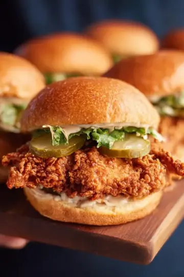 Crispy Fried Chicken Sandwiches
