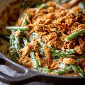 Creamy Green Bean Casserole from Scratch